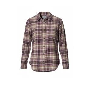 Woman's Carhartt Rugged Flex Flannel Shirt Size Small 4-6 Plaid Relaxed Fit